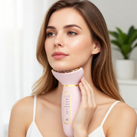 Appareil de beauté pour le cou à micro-courant 4 modes, rechargeable par USB, instrument de massage du visage et du cou, outil de soin de la peau, vente en gros