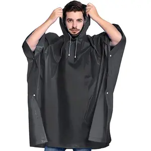 EVA raincoat regenponcho PEVA material LOGO customized rain regen poncho