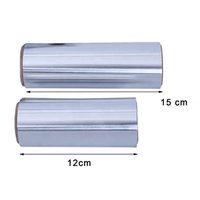 Rouleau de papier aluminium jetable de qualité alimentaire personnalisable de 12 cm et 15 cm pour la coloration des cheveux et des ongles