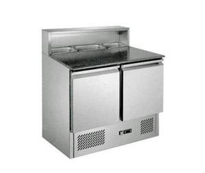 Réfrigérateur <span class=keywords><strong>professionnel</strong></span> en acier inoxydable pour cuisine commerciale, hôtel, restaurant, table de préparation de salades, réfrigérateur à pizza, vitrine réfrigérée - Product Image 6
