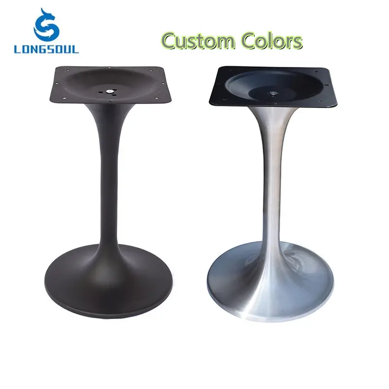 Fabricante chino Componente de muebles de alto estándar Base de mesa de restaurante Patas de muebles de tienda de postres de café de metal