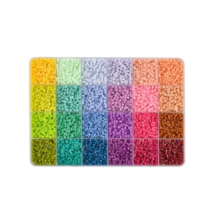 24 Color Diy Fusion <b>Beads</b> Kit 8mm <b>Plastic</b> Craft Supplies For Handmade Jewelry Making - Product Image 2