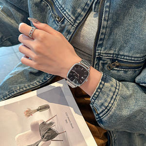 <span class=keywords><strong>Reloj</strong></span> Invertido <span class=keywords><strong>de</strong></span> la Marca Guesse Geneva para <span class=keywords><strong>Hombre</strong></span> y Mujer, Venta al por Mayor <span class=keywords><strong>de</strong></span> Fábrica, Correa <span class=keywords><strong>de</strong></span> Acero Inoxidable, Estilo Ejecutivo, Cuadrículas, para Parejas o Elegante - Product Image 5