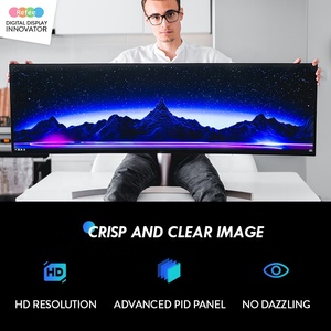 จอแสดงผลแบบยืดหยุ่น LCD สำหรับโฆษณา หน้าจอสัมผัสแบบกว้าง จอแสดงผลบนชั้นวางสินค้า ป้ายดิจิทัลแบบแถบ BA23WR เชิงพาณิชย์ รุ่นใหม่ 23 นิ้ว - Product Image 6