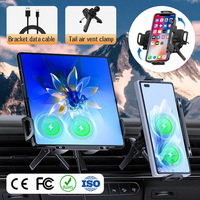 Support de téléphone pliable personnalisé X01 avec chargeur pour smartphones X Z Fold/Find N, compatible CE FCC Rohs, charge sans fil 15W, support de voiture