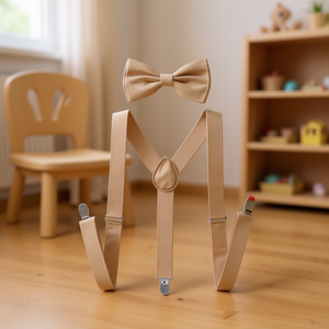 Corbatas de Moño y Tirantes para Niños Dove Boys, de Poliéster Ajustable, Accesorios Formales para Fiestas Infantiles - Product Image 2