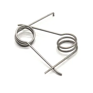 Custom Carbon Steel Stainless Steel Multifunctional Miniature Steel Double Coil Wire Torsion Spring