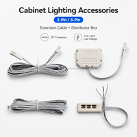 Boîtier de distribution pour éclairage LED d'armoire, 2 broches, 3 broches, CCT, JST, Dupont, boîte de jonction répartiteur multi-voies, accessoires de mobilier 91205-24