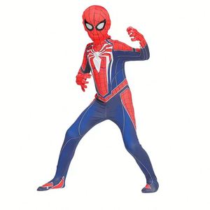 Disfraz de Spiderman de Poliéster para Niños y Adultos, Mono Negro y Rojo, Halloween, TV, Película, Superhéroe, Juego, Cosplay, Venta de Fábrica - Product Image 2