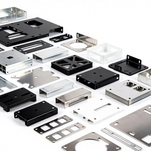 OEM Custom Sheet Metal Fabrication 5mm Stainless Steel Aluminum Laser Welding Services Metal Angle Support Bracket Bending Parts - Product Image 1