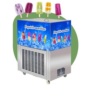 Machine à glaces sur bâtonnets longs commerciales, personnalisées, pour glaces thaïlandaises, avec 1 moule et 2 moules, pour le marché brésilien - Product Image 1
