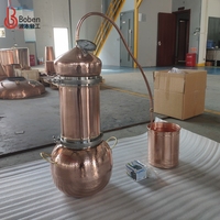 Boben BOB-GF – Équipement de distillation électrique automatique en cuivre rouge de haute qualité 20L pour huiles essentielles, avec récipient sous pression pour expériences