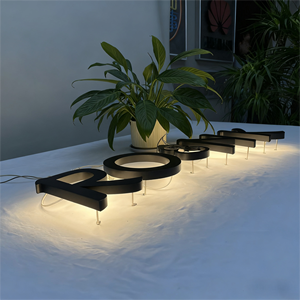 Lettres LED rétroéclairées personnalisées pour logo de marque Lettres 3D lumineuses de qualité supérieure pour entreprises hôpitaux écologiques étanches - Product Image 6