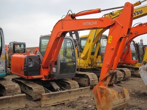 Hitachi ZX60 Mini-pelle fabriquée au Japon avec une capacité de 6 tonnes Petite pelleteuse de terrassement Vente bon marché Composants de moteur à noyau d'occasion - Product Image 5