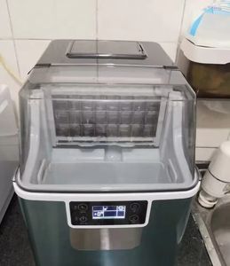 Máquina de Hielo Automática Portátil de Alta Productividad, Tanque de 1.8L, Acero Inoxidable, Capacidad de 45kg/24hrs, Uso Doméstico/Comercial, Tipo <span class=keywords><strong>Nugget</strong></span> - Product Image 4