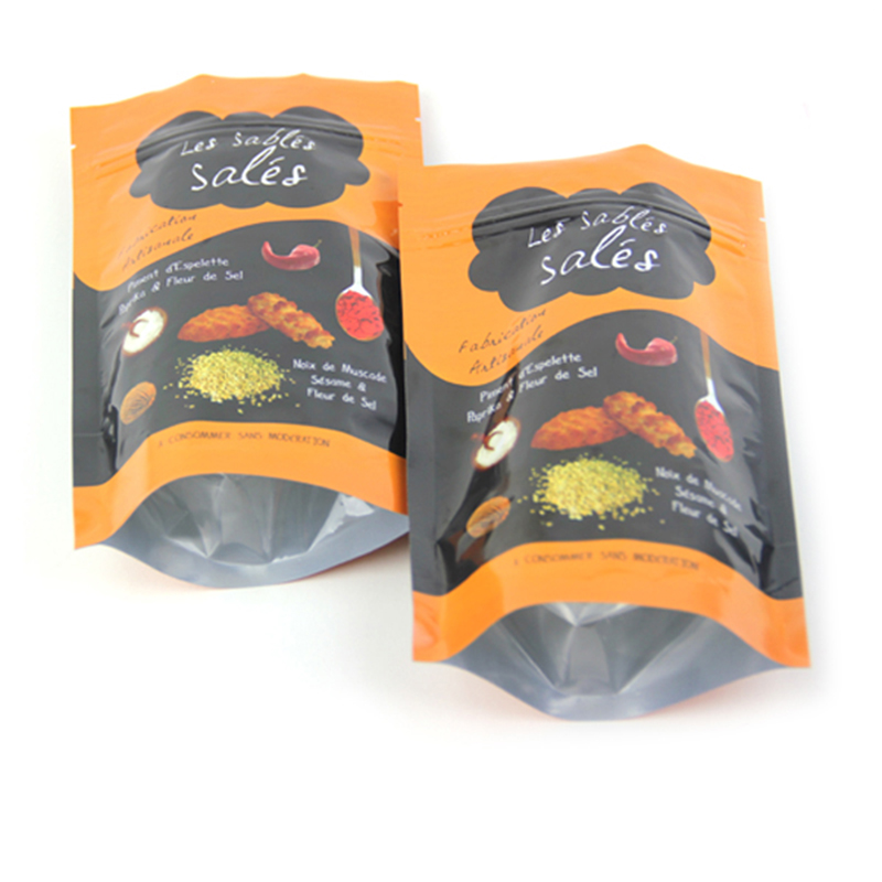 Custom Printing Stand Up Ziplock printer for aluminum foil bag