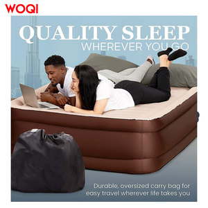 Colchones Inflables Ligeros Individuales y Dobles WOQI, Cama <span class=keywords><strong>Inflable</strong></span> para Camping con Bomba Integrada - Product Image 4