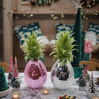 Fournitures de décoration de gâteaux Boule miroir disco Boules miroir disco Fruits artificiels Décorations de Noël fausses boules