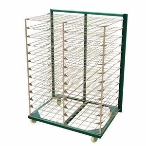 Màn Hình In Ấn Khô Kệ Xe Đẩy Mảnh Khô Giá Lớp Màn Hình Máy In Pad Máy In Khô Kệ Cho T Áo Sơ Mi In Ấn - Product Image 1