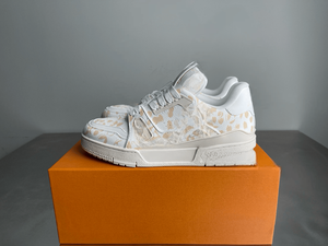 Trainer Leopard Print Low Top <b>Sneakers</b> For Men And Women Casual Streetwear Shoes With Thick Sole For Daily And Outdoor Use - Product Image 1