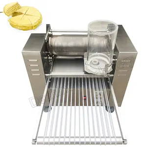 Tam otomatik yumurta krep şekillendirme makinesi Durian Mille krep kek makinesi bin katmanlı kek kabuk yapma makinesi
