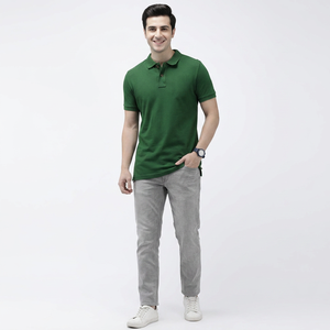 Polo vert pour homme, vêtements de golf, uniforme professionnel, polo personnalisé avec logo, polo à séchage rapide pour homme - Product Image 1