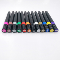 Marqueur vide 2022, nouveau, non toxique, écologique, en PP, rechargeable, peinture acrylique permanente, graffiti noir, marqueur 3,0 mm