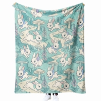 Couverture tricotée chaude toutes saisons en flanelle unie, moderne, anti-boulochage, avec logo personnalisé, extra douce, épaisse, en peluche respirante, anti-dérapante
