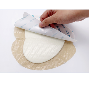 Gel de silicona autoadhesivo médico y apósito de poliuretano para heridas, apósito de espuma impermeable para el cuidado de heridas - Product Image 3