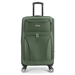 超轻廉价行李箱拉杆箱滚轮行李袋4轮软尼龙行李箱