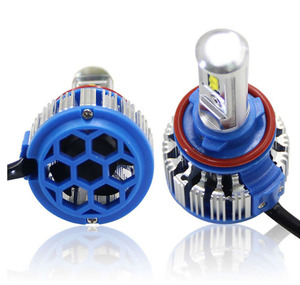 Promotion Phare LED de moto à faisceau haut et bas H1 H3 H4 H7 9005 9006 T1 avec ventilateur, puce Cree, 40W 8000LM - Product Image 3