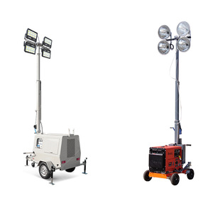 Système de tour d'éclairage mobile à quatre roues à LED alimenté au carburant pour l'éclairage d'urgence - Product Image 6