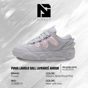 รองเท้าผ้าใบ Puma LaFrance 'Wolf' สไตล์ลำลองหรูหรา ระบายอากาศได้ดี แบบผูกเชือก หัวมน ดีไซน์ทันสมัย เหมาะสำหรับเดิน  ทรง Chunky Sneakers - Product Image 6