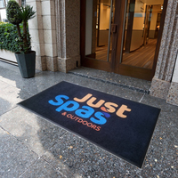 Jackson Factory Direktlieferung: Rutschfeste, bedruckte Nylon-Schlingenflor-Matte für den Außenbereich – Gummi-Eingangsmatte für Auto, Hotel, Büro und Bar