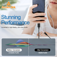 Adaptador de Audio USB C a 3.5mm, Conector para Auriculares, Cable DAC Dongle para Samsung