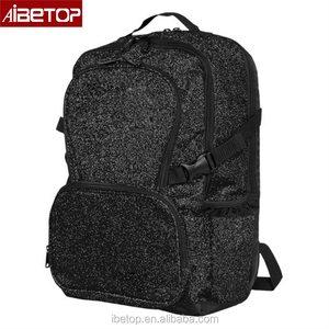 Giá sỉ nhà máy ODM Túi thể thao cổ vũ thiết kế mới nhất Tự thiết kế ba lô cổ vũ in chuyển nhiệt nhũ kim tuyến - Product Image 1