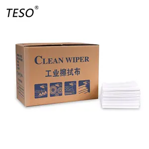 71002 giấy dùng một lần cellulose Polyester không dệt làm sạch vải công nghiệp làm sạch khăn lau