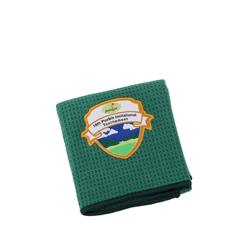 Goede Kwaliteit Microfiber Wafel Golfhanddoek