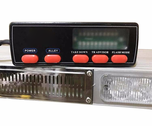 Đèn Nhấp Nháy Khẩn Cấp Màu Trắng Hổ Phách Xanh Đỏ 46.5 Inch Có Còi Báo Động Thanh Đèn Khẩn Cấp Đã Qua Sử Dụng - Product Image 6