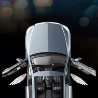 Projecteur de logo lumineux sans fil pour portière de voiture CarLED HD Angel Wings, lumière de courtoisie, accessoires de voiture