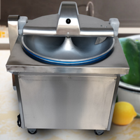Hachoir Électrique Commercial Automatique pour Légumes, en Acier Inoxydable de Qualité Alimentaire, Haute Efficacité pour la Préparation des Aliments et la Hachage de la Nourriture pour Volailles
