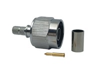 Connecteur mâle de type N à sertir pour câble LMR240