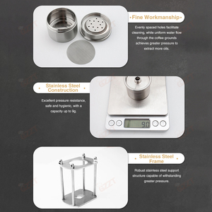 Machine à expresso de type tambour à aiguilles pour le bureau, la maison, le voyage, préparation à froid et à chaud, café moulu, mini cafetière portable à main - Product Image 5