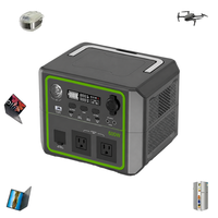 Générateur Solaire 600W à Onde Sinusoïdale Pure avec Contrôleur MPPT, Charge Sans Fil 120W, Alimentation de Secours 110V 220V 230V, Panneau Solaire et Voiture