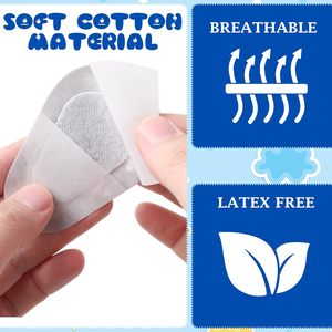 Lot de 60 patchs adhésifs pour les yeux pour enfants, filles, motifs licorne, patchs pour les yeux des tout-petits, matériau respirant en vrac, blocage de la lumière - Product Image 4
