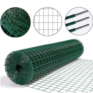 PVC coated welded <b>wire</b> <b>mesh</b> Square Welded <b>Wire</b> <b>Mesh</b> Rolls with 1"1/2" 3/4" Holes Cutting Service for Fence - Product Image 2
