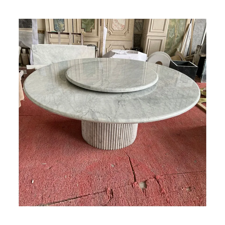 Modern minimalist style beige and white travertine square table marble square dining table travertine marble table