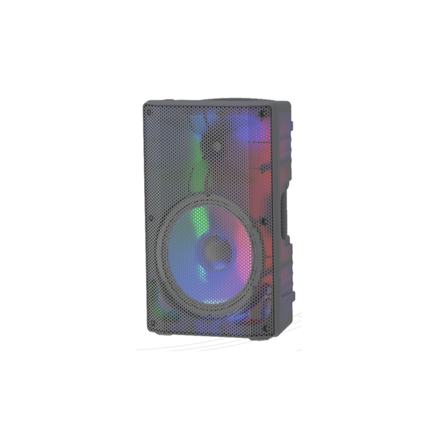 Portable 15-Inch Active Lighting Karaoke Party Speaker with Bluetooth Pro Audio Equipment for Outdoor MP3 Plastic Portable