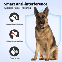 TIZE Neues Produkt Patentiertes Farbdisplay-Design Intelligentes Hunde-Gerät Vibrations-Antibell-Halsband