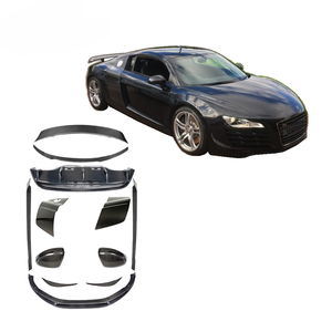 Kit de carrosserie complet en fibre de carbone pour Audi <span class=keywords><strong>R8</strong></span> V8 <span class=keywords><strong>V10</strong></span> Gt <span class=keywords><strong>Plus</strong></span> Coupé 2 portes, avec lèvre avant, diffuseur et jupes latérales, ajustement parfait. - Product Image 1